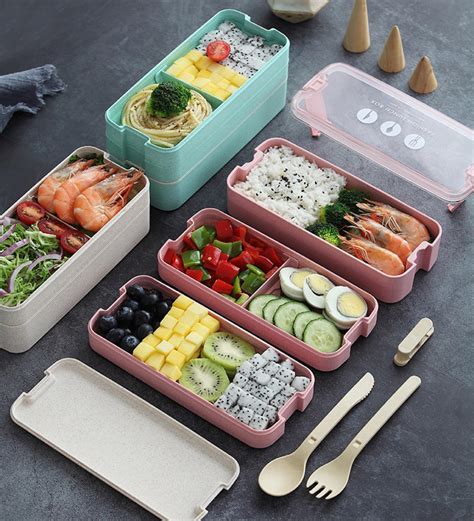 3 Container Lunch Box 